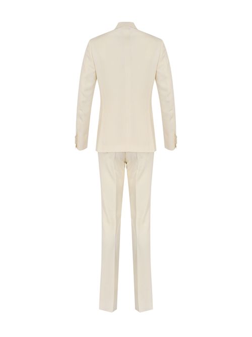 Abito doppiopetto Soiree in viscosa e seta Panna LARDINI | CN5917EI PAIF66418150